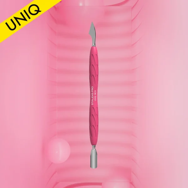 Pousse De Manucure avec manche en silicone "Gummy" UNIQ 10 TYPE 3