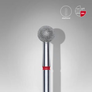 FA01R050 Fraise diamantée Sphère rouge EXPERT, diamètre 5 mm