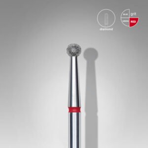 FA01R027 Fraise diamantée Sphère rouge EXPERT, diamètre 2,7 mm