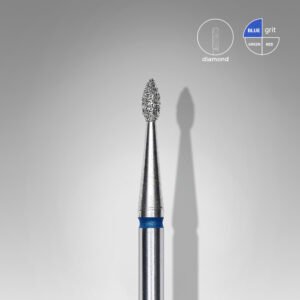 FA40B016/4 goutte diamantée bleue EXPERT, diamètre  1,6 mm / partie active 4 mm