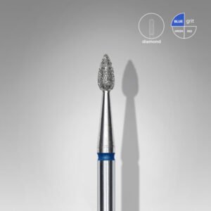 FA40B023/5 goutte diamantée bleue EXPERT, diamètre  2,3 mm / partie active 5 mm
