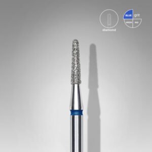 FA70B018/8 cône diamantée bleu EXPERT, diamètre  1,8 mm / partie active 8 mm