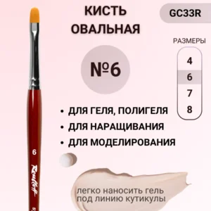 Pinceau Roubloff pour Gel GC33R N6