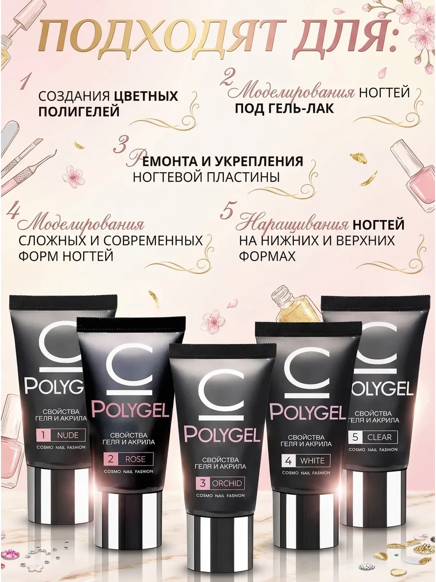 Kit 5 Polygels 30ml – Image 2