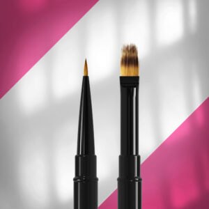 Pinceau double embout EXPERT liner 7 mm / pour dégradé 11 mm