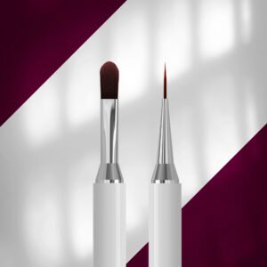 Pinceau double embout EXCLUSIVE 06/11- liner 12 mm /  pour gel 11 mm
