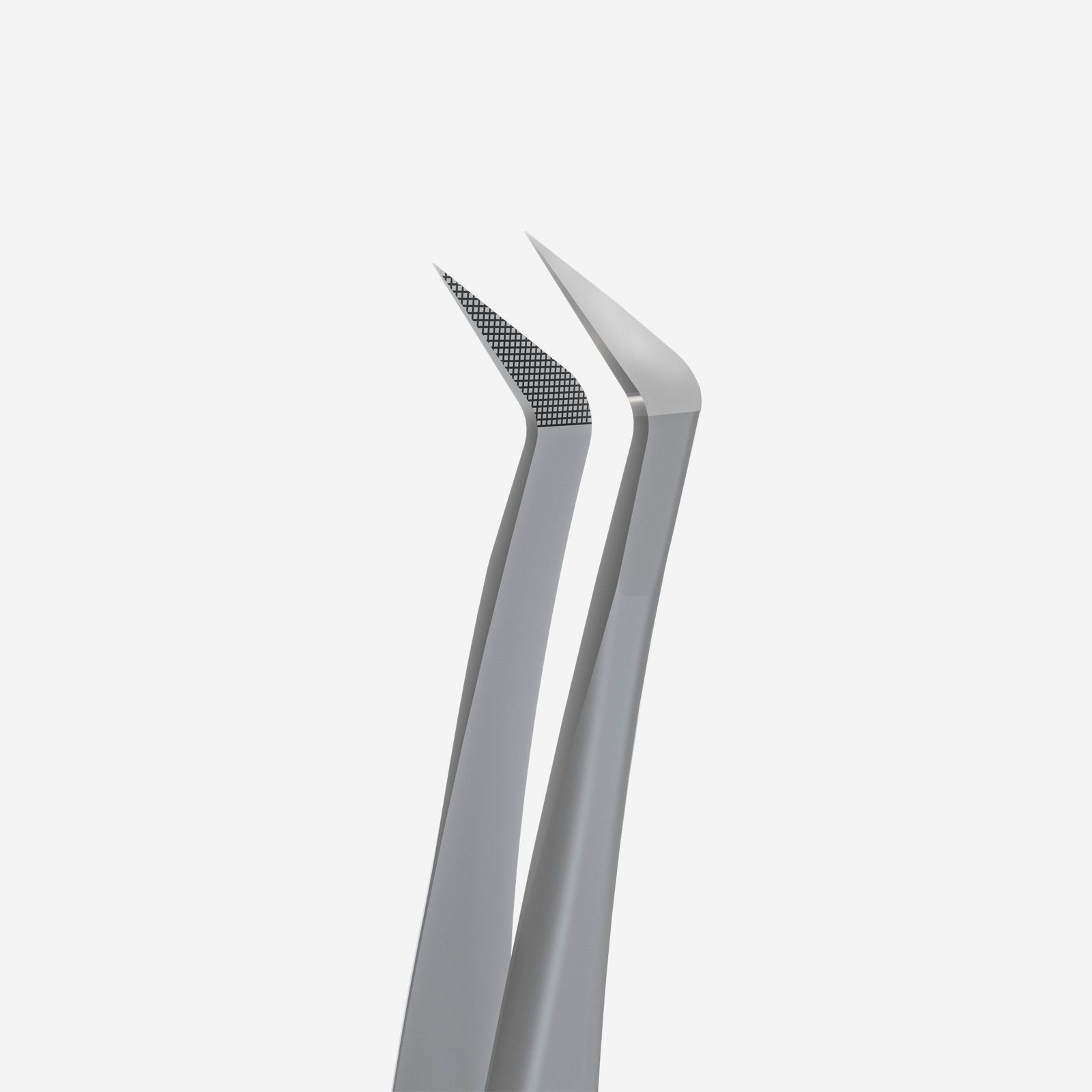 Pince professionnelle pour extension de cils avec embouts en fibres EXPERT 44 TYPE 12 (en forme de L, 65′) – Image 2