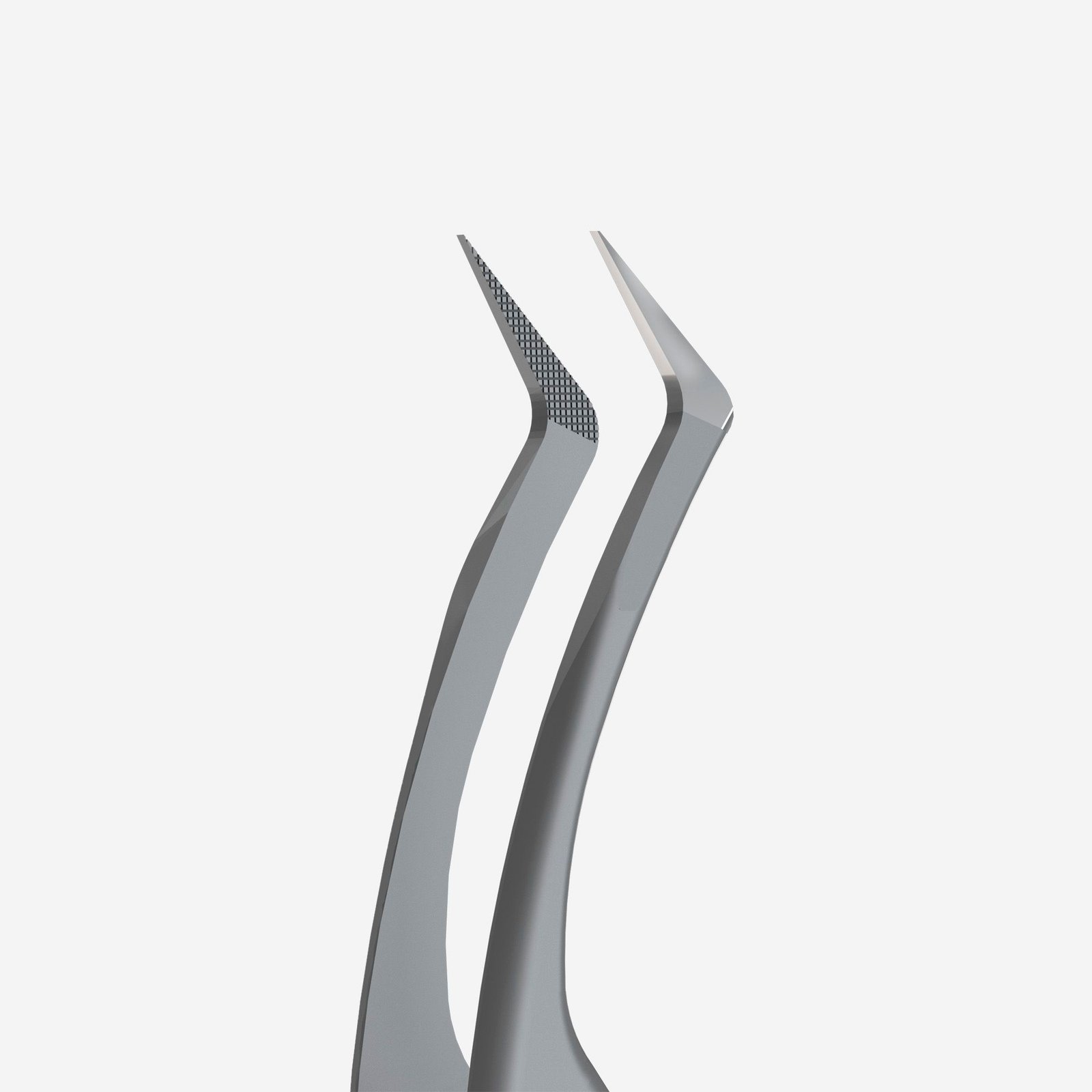 Pince professionnelle pour extension de cils avec embouts en fibres EXPERT 45 TYPE 2 (en forme de L, 40′) – Image 2